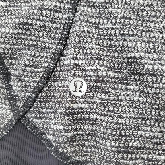 Lululemon Hooded Define Jacket Womens 8 Gray Black Heather Full Zip Yoga - Picture 6 of 7